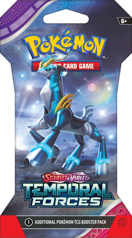POKEMON - TEMPORAL FORCES - SLEEVED BOOSTER PACK  **EARLY RELEASE MARCH 18, 2024**
