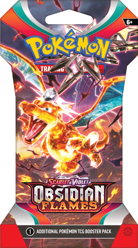 POKEMON - OBSIDIAN FLAMES - SLEEVED BOOSTER PACK