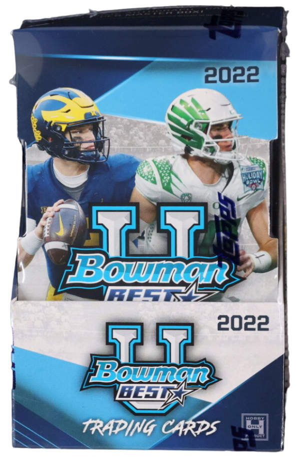 2022-23 - TOPPS - BOWMAN BEST UNIVERSITY FOOTBALL HOBBY BOX