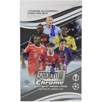 2022-23 - TOPPS - STADIUM CLUB CHROME UEFA CHAMPIONS LEAGUE HOBBY BOX