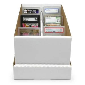 BCW - CARDBOARD STORAGE BOX GRADED CARDS (1 BOX) *IN STORE PICK UP ONLY*