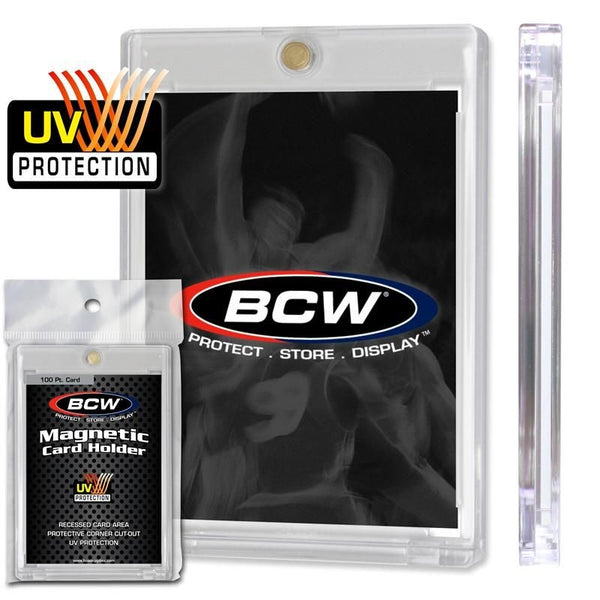 BCW - 100 PT MAGNETIC ONE TOUCH CARD HOLDER