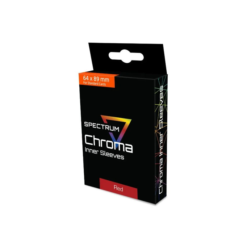 BCW - SPECTRUM CHROMA INNER SLEEVE - RED (100 COUNT)