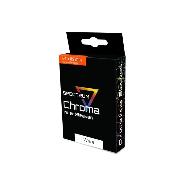 BCW - SPECTRUM CHROMA INNER SLEEVE - WHITE (100 COUNT)