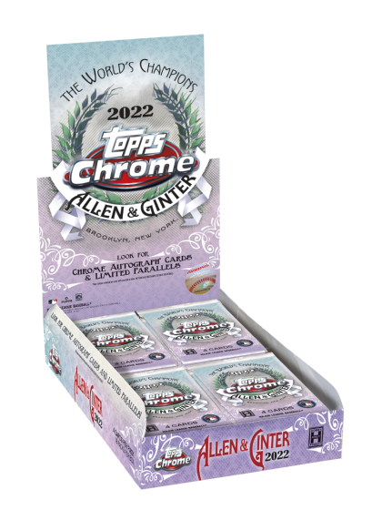 2022 - TOPPS - ALLEN & GINTER CHROME BASEBALL HOBBY BOX