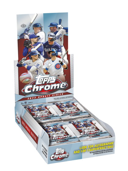 2022 - TOPPS - CHROME BASEBALL UPDATE SERIES HOBBY BOX