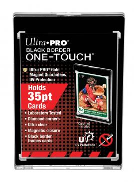 ULTRA PRO - BLACK BORDER 35 PT MAGNETIC ONE TOUCH CARD HOLDER