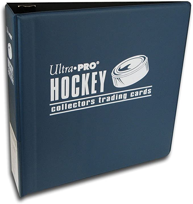 ULTRA PRO - 3 INCH HOCKEY BINDER BLUE
