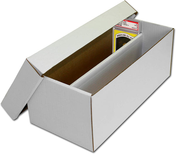 BCW - CARDBOARD STORAGE BOX GRADED CARDS (1 BOX) *IN STORE PICK UP ONLY*