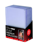 ULTRA PRO - PREMIUM TOPLOADER (3" X 4") (25 COUNT)