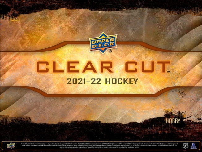 2021-22 - UPPER DECK - CLEAR CUT HOBBY BOX (FEBRUARY 14, 2024)