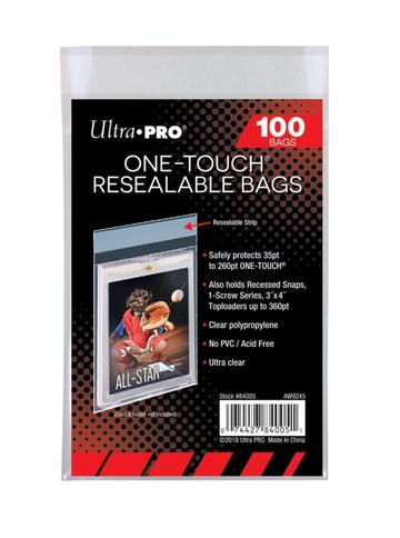 ULTRA PRO - RESEALABLE ONE TOUCH TEAM BAGS