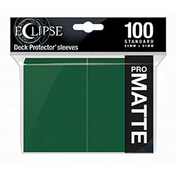 ULTRA PRO - SLEEVE - ECLIPSE DECK PROTECTOR MATTE (FOREST GREEN) 100CT
