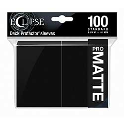 ULTRA PRO - SLEEVE - ECLIPSE DECK PROTECTOR MATTE (JET BLACK) 100CT
