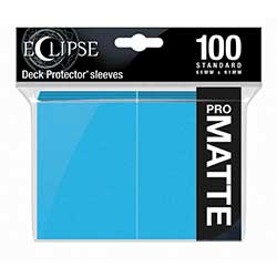 ULTRA PRO - SLEEVE - ECLIPSE DECK PROTECTOR MATTE (SKY BLUE) 100CT