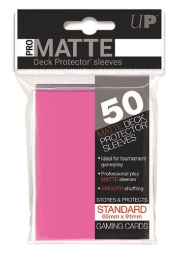 ULTRA PRO - SLEEVE - MATTE (BRIGHT PINK) 50CT