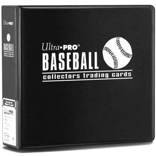 ULTRA PRO - 3 INCH BASEBALL BINDER BLACK