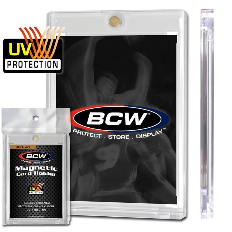 BCW - 35 PT MAGNETIC ONE TOUCH CARD HOLDER