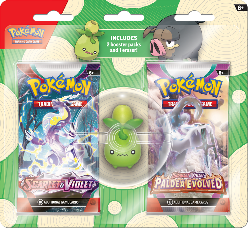 POKEMON - BACK TO SCHOOL ERASER BLISTER 2023