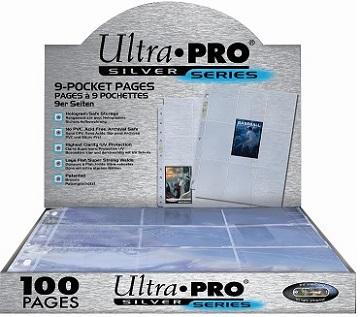 ULTRA PRO - 9 POCKET PAGES SILVER (100 COUNT)