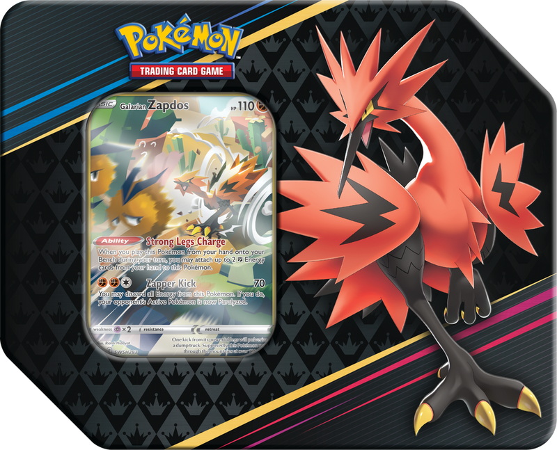 POKEMON - CROWN ZENITH - GALARIAN TIN COLLECTION