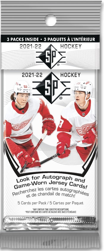 2021-22 - UPPER DECK - SP HOCKEY HANGER PACK