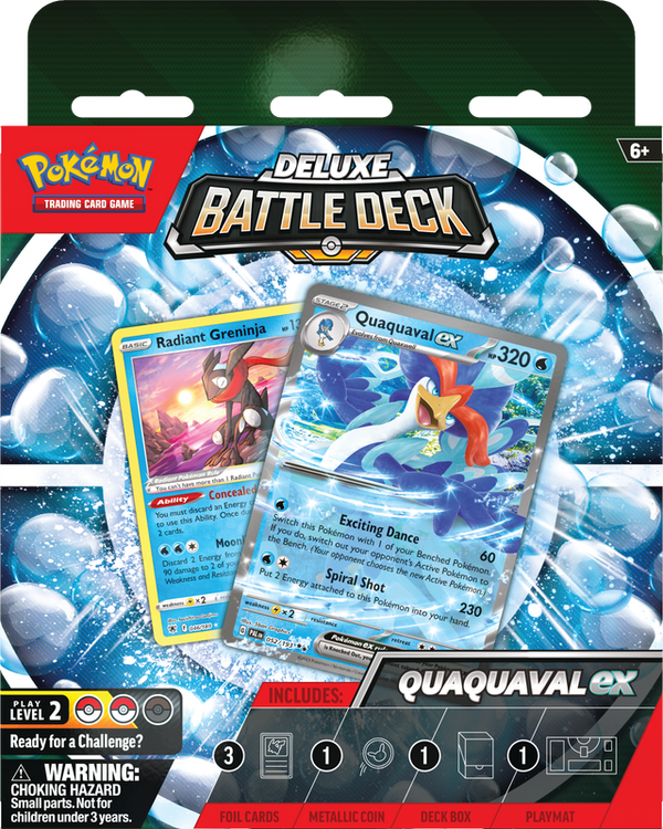 POKEMON - DELUXE BATTLE DECKS MEOWSCARADA / QUAQUAVAL (SEPTEMBER 1, 2023)