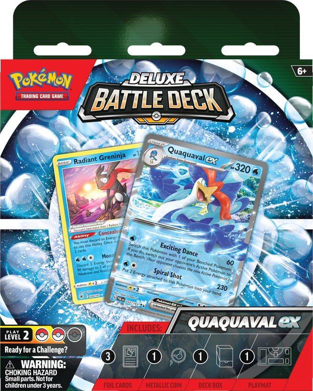 POKEMON - DELUXE BATTLE DECKS MEOWSCARADA / QUAQUAVAL