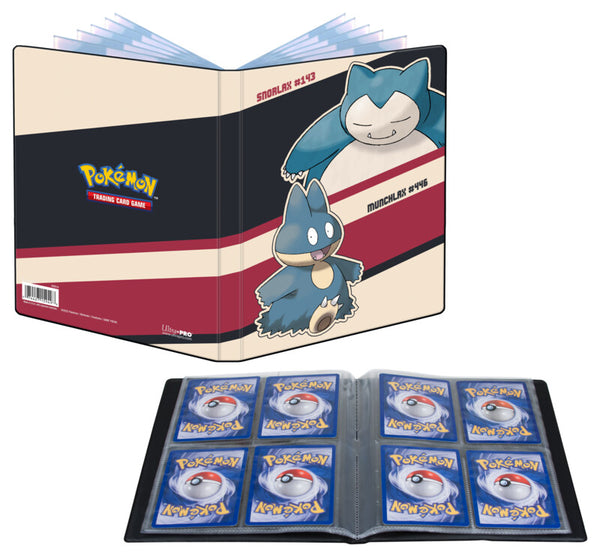 ULTRA PRO - SNORLAX & MUNCHLAX 4 POCKET PORTFOLIO