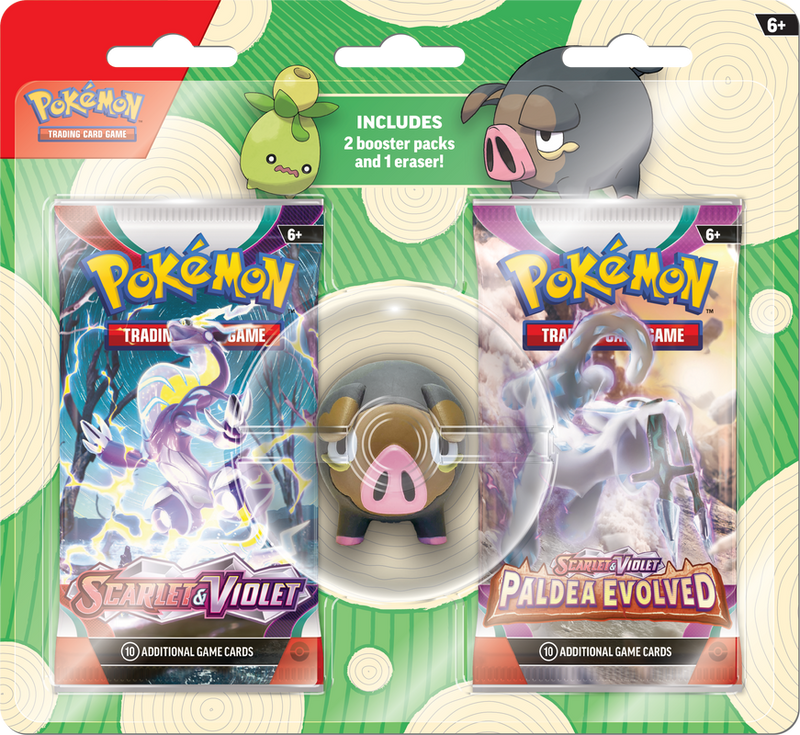 POKEMON - BACK TO SCHOOL ERASER BLISTER 2023