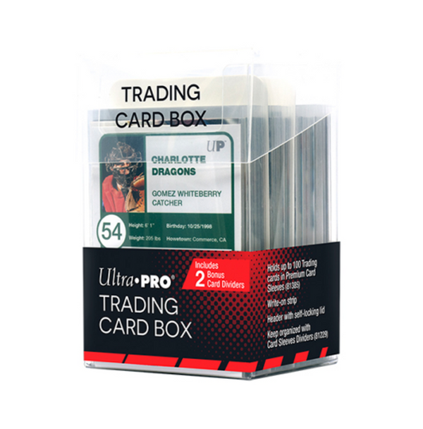 ULTRA PRO - TRADING CARD BOX W/ DIVIDERS