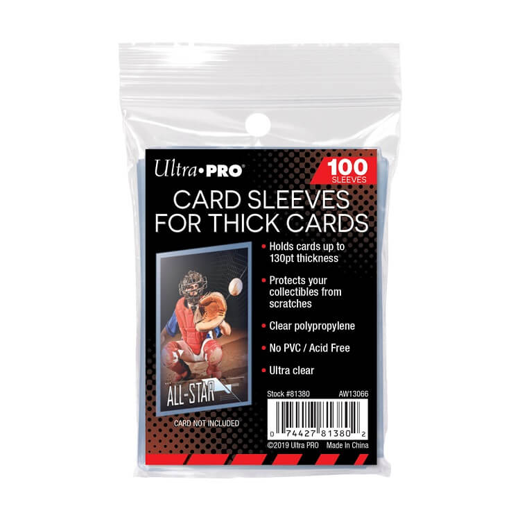 ULTRA PRO - EXTRA THICK SOFT CARD SLEEVES (100 COUNT)