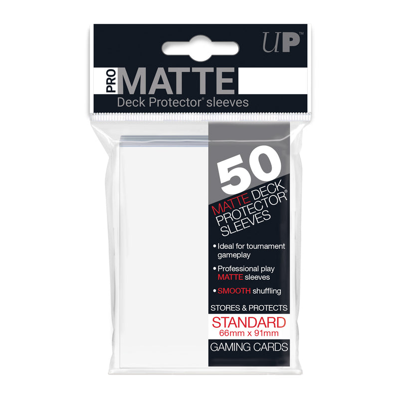 ULTRA PRO - SLEEVE - MATTE (WHITE) 50CT